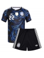 Otroške Nogometnih dresov Argentina Lautaro Martinez #22 Gostujoči SP 2026 Kratki rokavi (+ hlače)